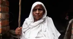 बंगाल के अकाल में जीवित बची एक महिला