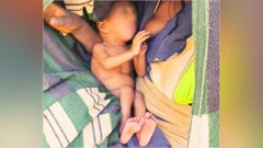 ብሕጽረት መግቢ ዝተጠቕዐ ህጻን 