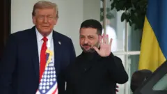 Дональд Трамп и Владимир Зеленский в Белом доме (архивное фото)