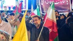مخالفان توافق ایران و آمریکا در تجمعات شبانه