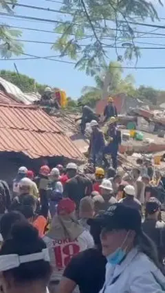 El edificio colapsado que se volvió símbolo del terremoto en Cali.
