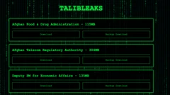 سایت هکری «طالب لیکس» هزاران سند گروه طالبان را در معرض دسترس عموم قرار داده است 