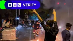 احتجاجات في إيران (أرشيف).