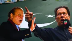 નવાઝ શરીફ અને ઇમરાન ખાન