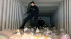 7﻿ Ocak 2022'de yapılan bir yakalamanın fotoğrafı