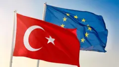 Türkiye ve AB bayrakları