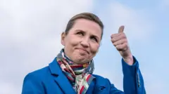 La primera ministra danesa, Mette Frederiksen.