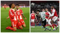 Taphattoota Baayern Munikii fi Arsenaal