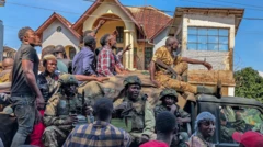 Igihe umuhari M23 winjira i Bukavu.