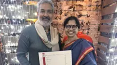 రాజమౌళి దంపతులు