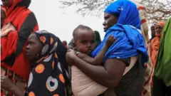 Ethiopian women in Gode camp