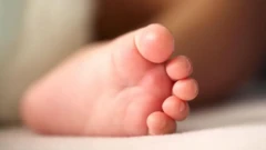 پای یک نوزاد