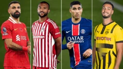 رامي بن سبعيني، أشرف حكيمي، أيوب الكعبي، محمد صلا