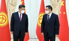 Садыр Жапаров менен Си Цзиньпинь