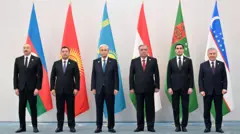 Борбор Азия мамлекеттеринин президенттери жана Азербайжан лидери