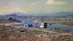 अणुबॉम्बस्फोटानंतरचं हिरोशिमा शहर