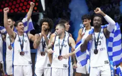 košarkaši grčke, grčki košarkaši, grčka pobedila finsku na EP 2025. i osvojila bronzanu medalju