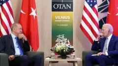 Erdoğan ve Biden, Vilnius'ta görüştü