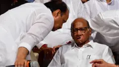 अजित पवार शरद पवार