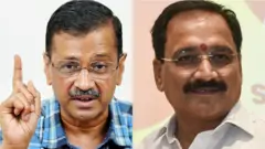 अरविंद केजरीवाल और दिल्ली बीजेपी के अध्यक्ष वीरेंद्र सचदेवा