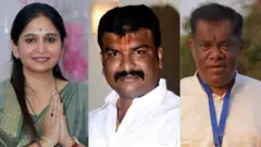 संजना जाधव, विलास भुमरे, किरण सामंत 