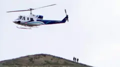 Indege ya Perezida wa Irani yamenekeye ku 50km uva i Tabriz
