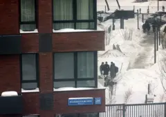 Bloque de edificios en las afueras de Moscú donde ocurrió el ataque