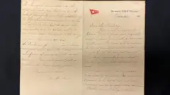 La carta de Ida, escrita con letra elegante en un papel con el membrete del Titanic en una esquina