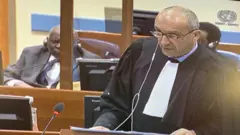 Félicien Kabuga n'umwunganizi we mu mategeko Emmanuel Altit