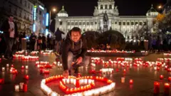 Kỷ niệm Cách mạng Nhung ở Prague hôm 17/11/2020