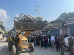 پام پور میں طیارے کی تباہی