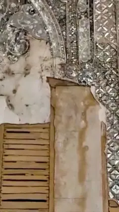 تصاویر جدید از خسارت‌های وارد شده به کاخ سعدآباد در جنگ