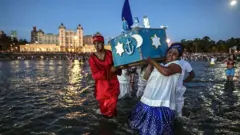 Cerimônia de Iemanjá em Montevidéu