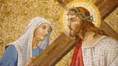 Détail de la Passion de Jésus-Christ à l'église du Sacré-Cœur