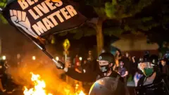 Las protestas continúan en Portland.