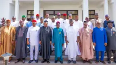 Tinubu da gwamnonin Najeriya