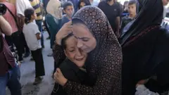 Palestinos em Gaza