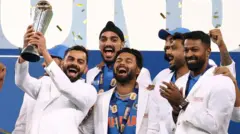 ચૅમ્પિયન્સ ટ્રોફી 2025 ભારત વિજેતા, ન્યૂઝીલૅન્ડની હાર, પાકિસ્તાનમાં નિરાશા, રોહિત શર્મા,રચિન રવિન્દ્રન, બીબીસી ગુજરાતી, બીબીસી ન્યૂઝ ગુજરાતી 