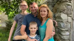 Oleksandr, Nadia, Vlad and Dmitro