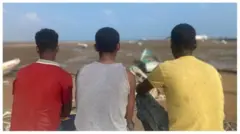 ኢትዮጵያዊያን ስደተኞች በጂቡቲ የባሕር ዳርቻ