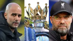 akọnimọọgba Manchester City, Pep Guardiola, ife ẹyẹ premier league ati Akọnimọọgba Liverpool, Jurgen Klopp