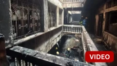 சார்மினார் பகுதியில் தீ விபத்து 