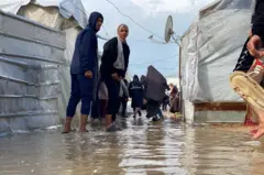 نازحون في قطاع غزة