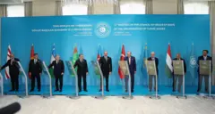 Азербайжандын Габала шаарына чогулган лидерлер, 7-октябрь 2025-жыл.