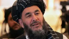 Bashir Noorzai attends press event at the Intercontinental Hotel in Kabul on September 19, 2022.