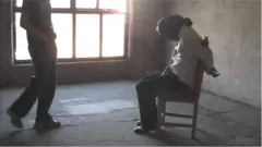 Obinrin kan ti wọn mu ni igbekun