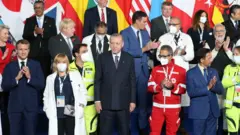 Erdoğan dünya liderleryile