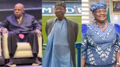 Shettima, Lai Mohammed na Ngozi Okonjo-Iweala