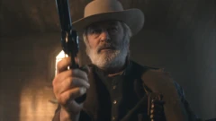 Alec Baldwin durante la grabación de Rust