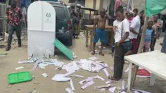 N'akụkụ Igbokusu dị na Lekki ebe ndị omekome chụrụ ndị mmadụ ọsọ ma ghasaa ngwa ntuliaka na Legọs, 25 Febụwarị 2023